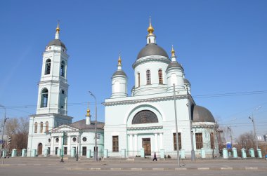 Moskova, St sergius andronikovskaya kare, rogozhskaya sloboda üzerinde Radonezhsky, kilise