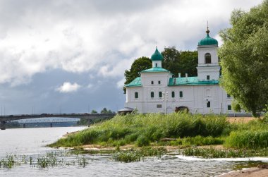 pskov, Rusya spaso preobrajensky mirojsky Manastırı