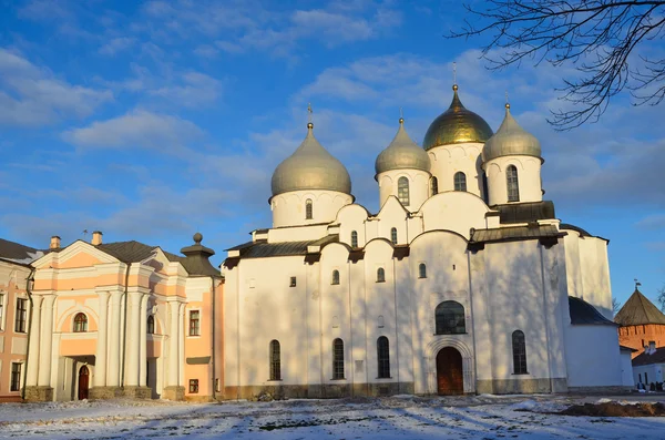 Veliky novgorod, sofiysky katedralen i kremiln — Stockfoto