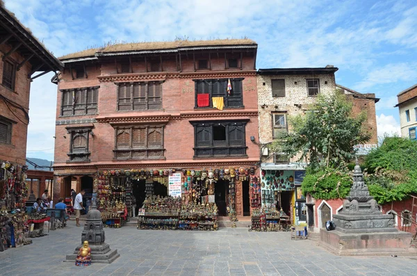 Nepal, kathmandu, buddist komplex auf dem svayambunath hill — Stockfoto