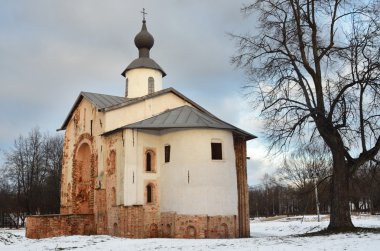 Veliky novgorod, kış yaroslav's mahkemede, paraskeva Cuma kiliseye