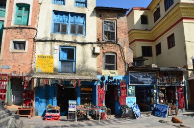 Katmandu, Nepal swayambhunath buddist karmaşık (maymun hill)