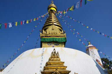 Katmandu, Nepal swayambhunath buddist stupa