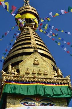 Katmandu, Nepal swayambhunath buddist stupa