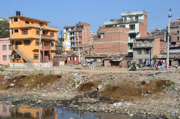 Nepal, Katmandú, desarrollo urbano — Foto de Stock