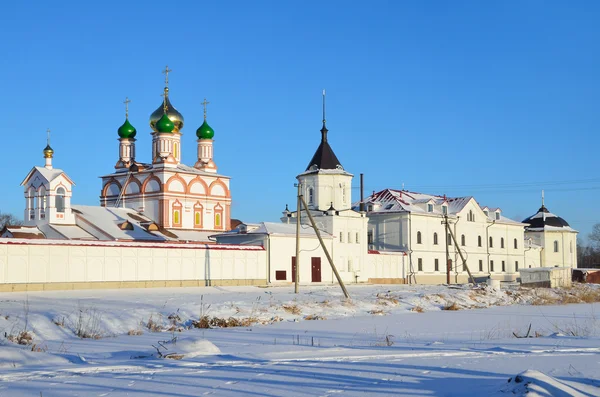 Monastero Varnitsky a Rostov in inverno, Anello d'oro della Russia — Foto Stock