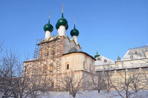 Rostov Kreml i vinter, golden ring av Ryssland — Stockfoto