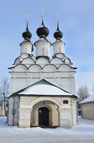 Lazarevskaya Iglesia en Suzdal en invierno, anillo de oro de Rusia —  Fotos de Stock