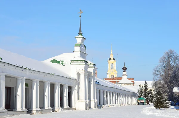 Shopping malls in Suzdal, the golden ring of Russia — Stock Photo, Image