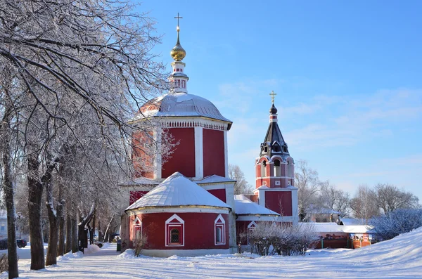 Rusya'nın suzdal, altın yüzük uspenskaya Kilisesi — Stok fotoğraf