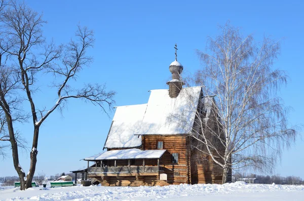 Suzdal, Nicolskaya church, in kremlin, Golden ring of Russia — Stock Photo, Image