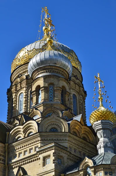 Dormition Church of Optina Hermitage Monastery in St. Petersburg — Stock Photo, Image