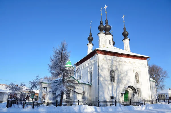 Suzdal, Carekonstantinovskaya église, 1707 année, anneau d'or de la Russie Photo De Stock