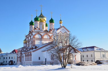 kış, golden Ring Rusya'nın rostov varnitsky Manastırı