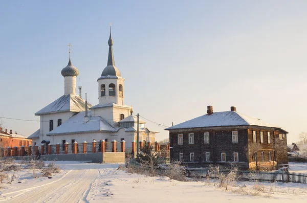 Ростов, церковь Св. Иоанна Милосердного (Толгской иконы Божией Матери), зимой 1761 года — стоковое фото