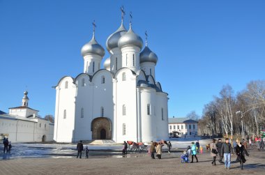 vologda, Rusya'nın altın yüzük içinde kremlin sofiysky Katedrali
