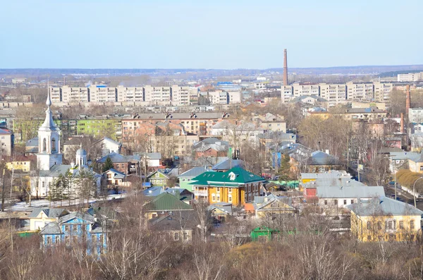 Panorama of Vologda in spring — Stock Photo, Image