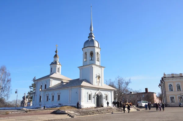 Kyrkan alexander Nevski på sobornaya square i vologda — Stockfoto