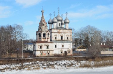 Rusya, john chrysostom kilisede vologda erken Bahar