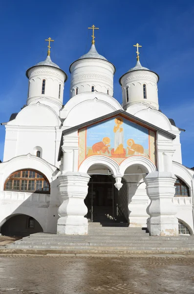 斯帕斯基大教堂在斯 Prilutsky 修道院在沃洛格达 — 图库照片