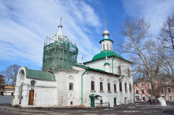 Rússia, Santa Virgem igreja em um acordo em Vologda — Fotografia de Stock