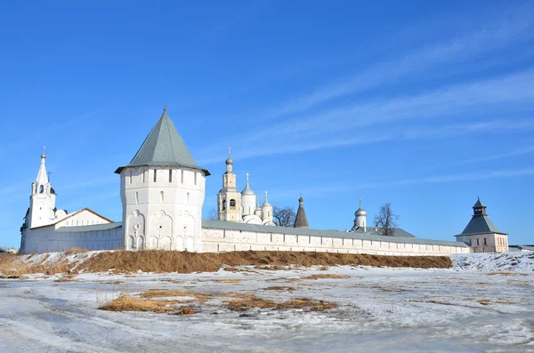 Spaso-prilutsky klášter v Vologodská brzy na jaře — Stock fotografie