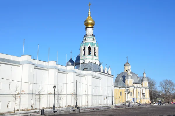 Sobornaya square v vologda — Stock fotografie