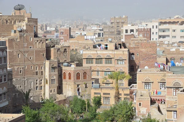 Jemen, Sanaa, die Altstadt — Stockfoto