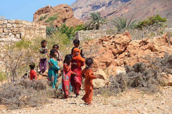 Yemen, Socotra, children