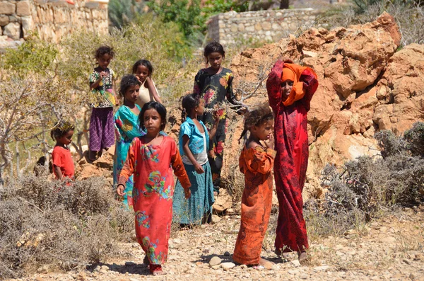 Yemen, Socotra, bambini — Foto Stock