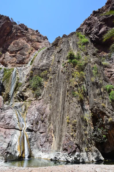 Cascade dans l'une des Gorges de l'île de Socotra — Photo