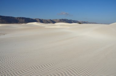 Dunes in Stero, Socotra, Yemen clipart