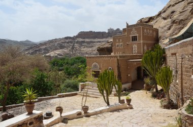 Yemen, sana'a, yardımcı yapılar içinde wadi dhar imam Sarayı