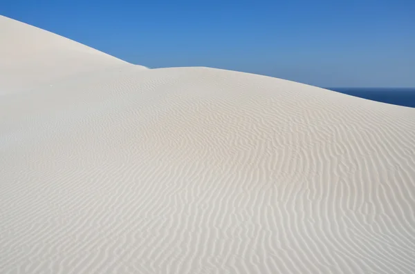 在立体声，也门索科特拉岛的沙丘 — 图库照片