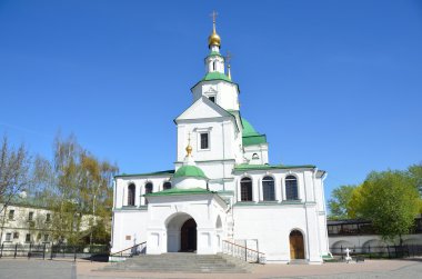 The Church of the Holy Fathers of the Seven Ecumenical Councils. in the Danilov monastery in Moscow clipart