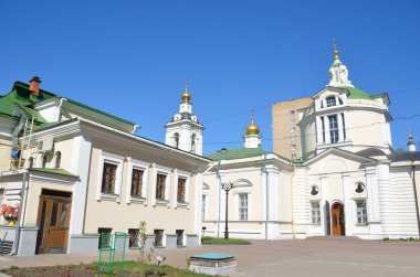 Moskova, St Tikhon Ortodoks insani Üniversitesi topraklarında Kuznetsi St Nicholas Kilisesi
