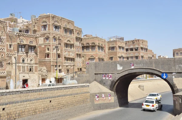 Jemen, Sana'a-i, a régi város — стокове фото