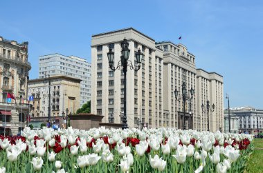 Moskova'da Rusya Federasyonu devlet duma'nın inşa