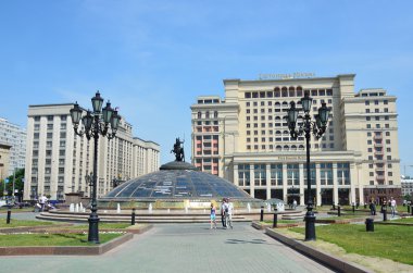 Rus Devlet duma'nın inşa federationand otel Moskova