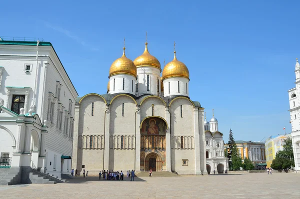 Moskva, Uspenský chrám v Kremlu — Stock fotografie