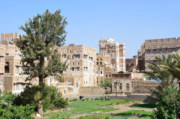 Yemen, sana'a, eski şehir — Stok fotoğraf