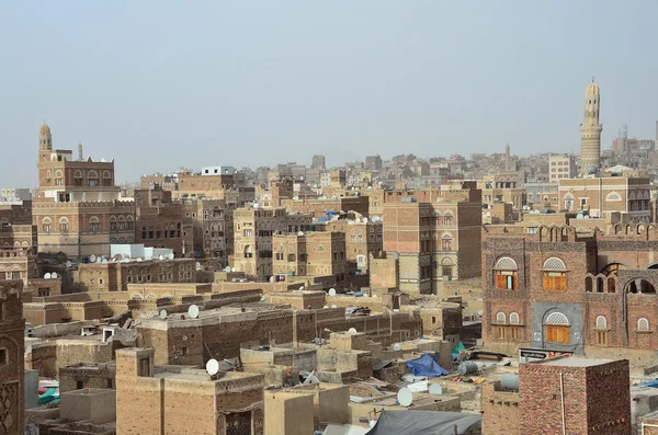 Iémen, Sana 'a, cidade velha — Fotografia de Stock