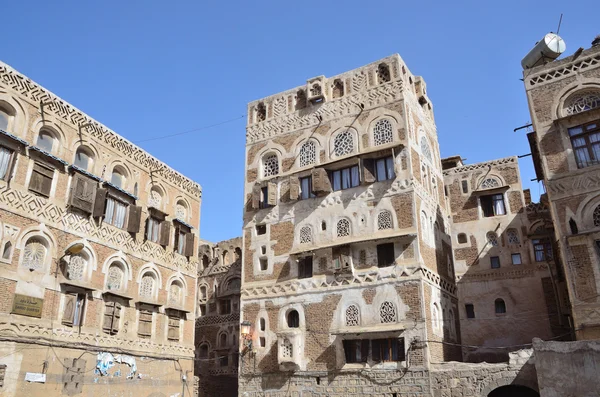 Jemen, sana'a, oude stad — Stockfoto