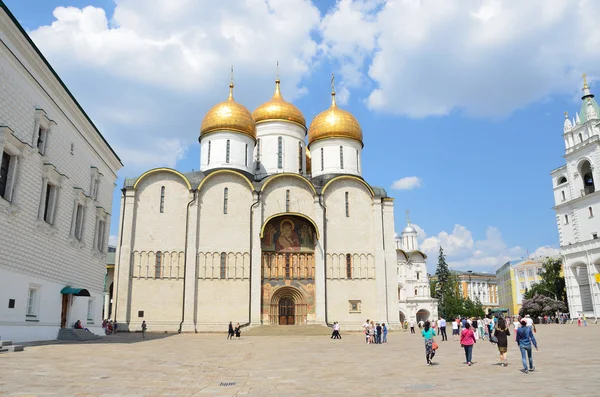 Moskauer Kreml, Uspenski-Kathedrale — Stockfoto