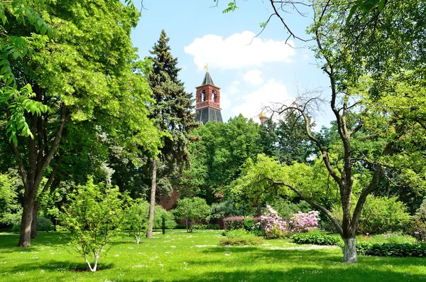 Jardín Taynitsky Moscú Kremlin — Foto de Stock