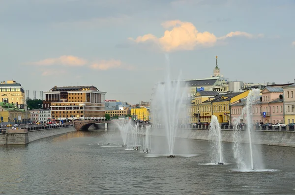 Moscow Russia May 2014 Russian Scene Nobody View Fountains Vodootvodny — Stock Photo, Image
