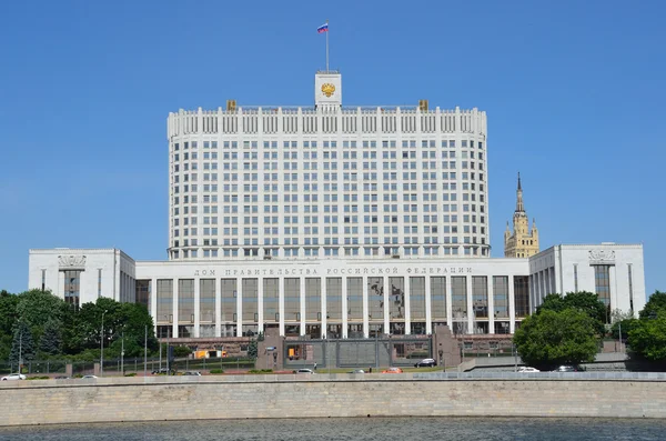 Το σπίτι της κυβέρνησης της Ρωσικής Ομοσπονδίας (το άσπρο σπίτι) Royalty Free Φωτογραφίες Αρχείου