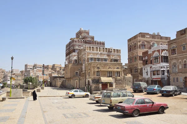 Jemen, sana'a, oude stad — Stockfoto