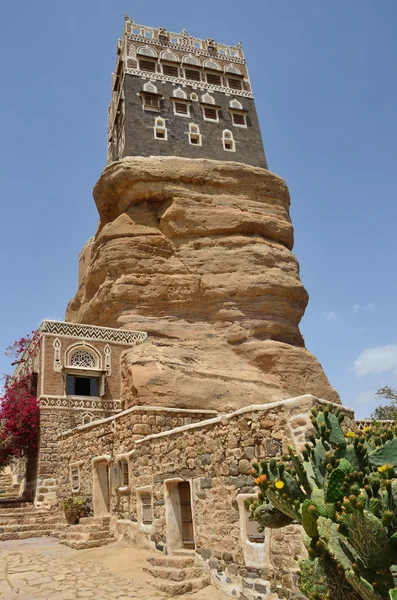 Yemen, the Palace of the Imam in the Wadi Dhar in Sana'a — Stock Photo, Image