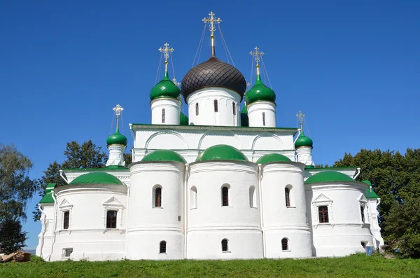 Fedorovsky cathedral in Fedorovsky monastery in Pereslavl Zalessky — Stock Photo, Image